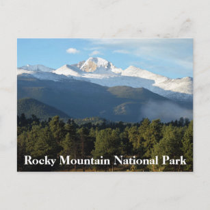 Longs Peak Rocky Mountain Nationalpark Postkarte