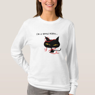 Longs T-shirts de la douille des bonnes dames