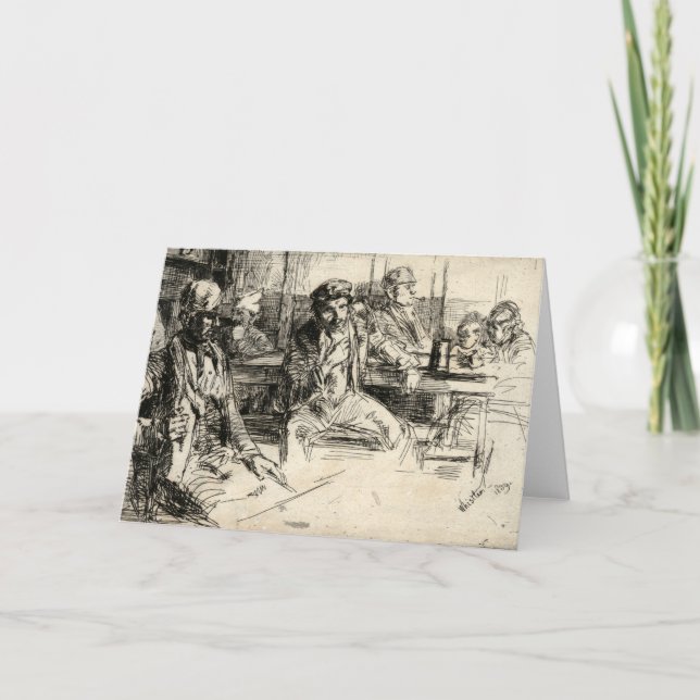 Longshoremen - Whistler - 1859 Karte (Vorderseite)