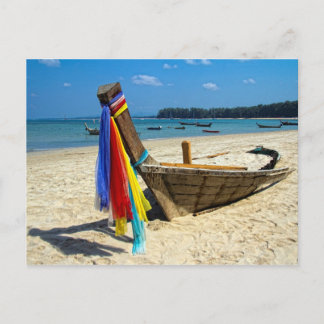 Longtail boat in Thailand Postkarte