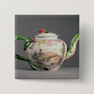 Longton Hall Teekanne, c.1755 Button