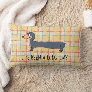 Longue journée Coussin Dachshund, Coussin Lumbar