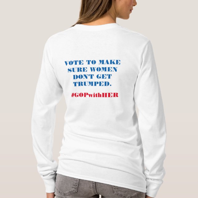 Longues femmes républicaines gainées de T-shirt (Dos)