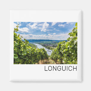 Longuich Moselle Vineyard Panorama Deutschland Magnet