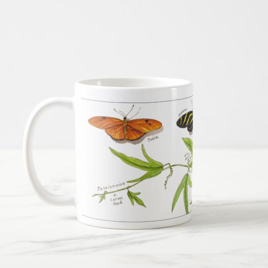 Longwing Schmetterlinge Kaffeetasse