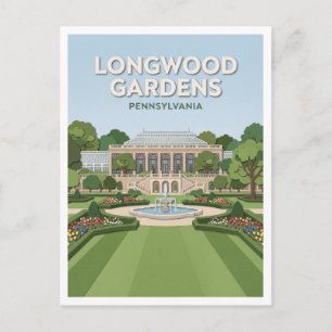 Longwood Gardens Kennett Square Pennsylvania Postkarte
