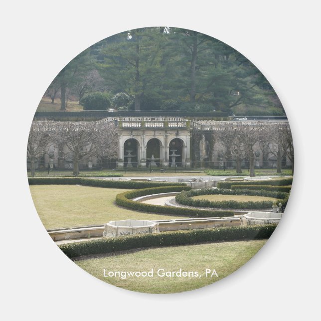 Longwood Gardens, PA Magnet (Vorne)