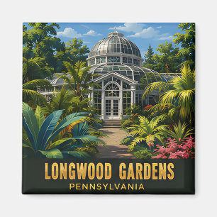 Longwood Gardens Pennsylvania Gartenreisen Magnet
