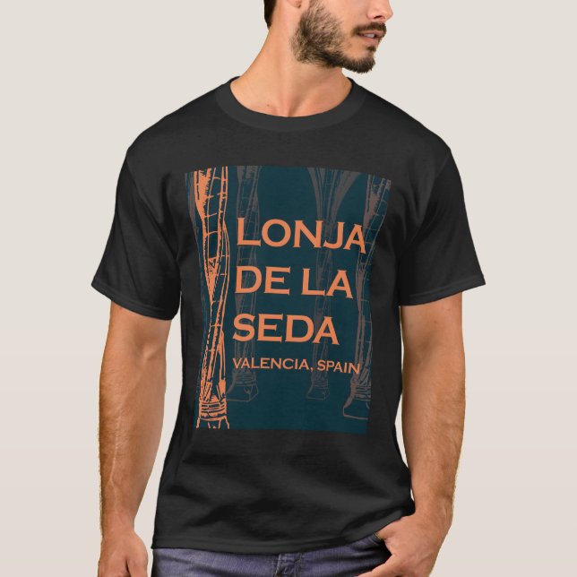Lonja de la Seda - Valencia, Spanien T-Shirt (Vorderseite)