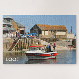 Looe: Fischerboot, Cornwall, England