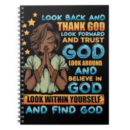 Look Back & Dankeschön Spiral Notebook Notizblock