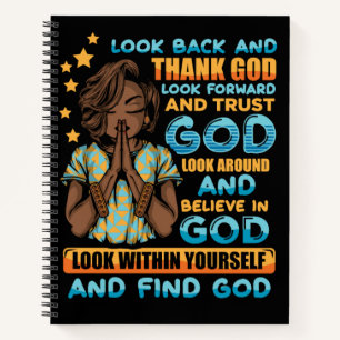 Look Back & Dankeschön Spiral Notebook Notizbuch