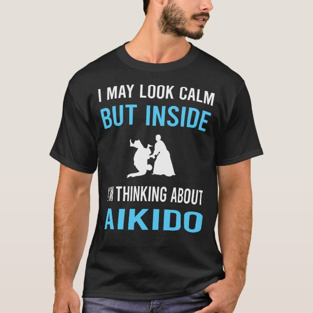 Look Calm Aikido T-Shirt (Vorderseite)