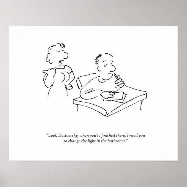 Look Dostoevsky Poster (Vorne)