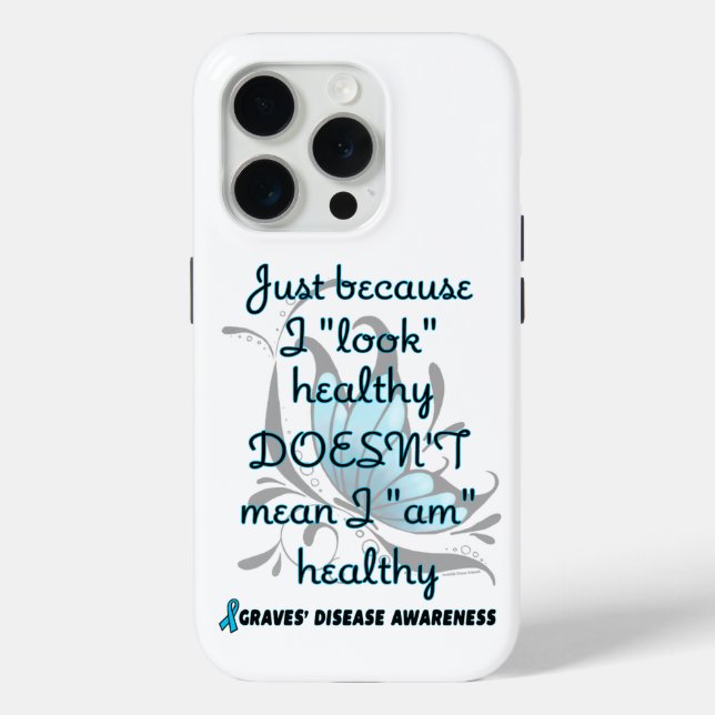 "Look" Gesund/Schmetterling...Gräber' Case-Mate iPhone Hülle (Rückseite)