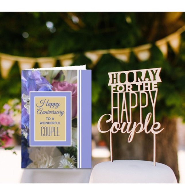 Look @ Happy Jubiläum zu Paar Grußkarte Karte (Von Creator hochgeladen)