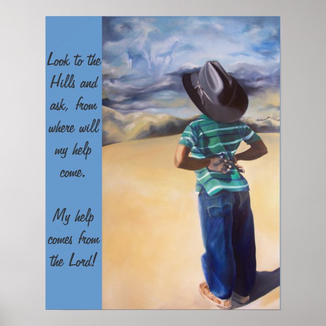 Look to the Hills, Poster (Vorne)