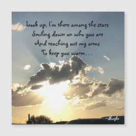 Look Up - eine Hommage an einen lieben Magnetkarte