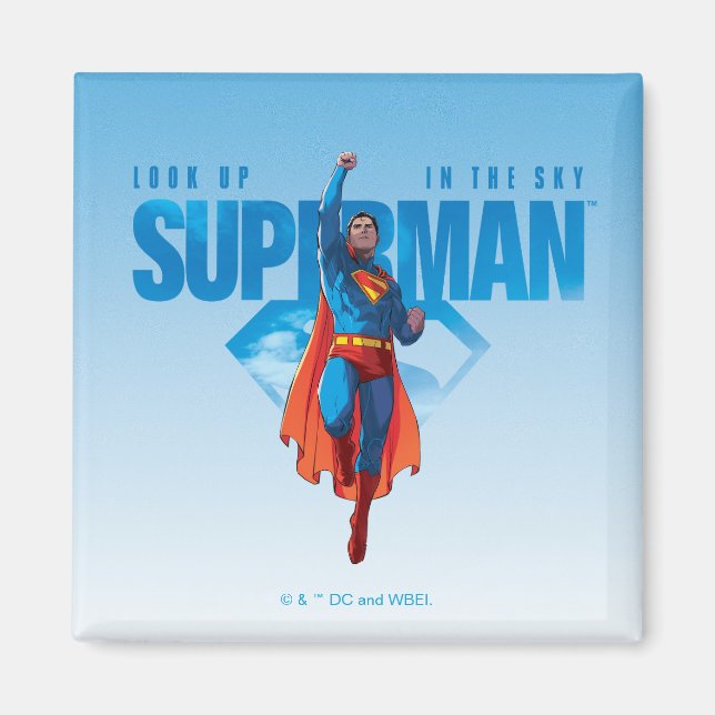 Look Up It's Superman Magnet (Vorne)