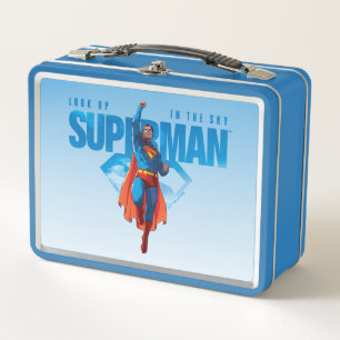 Look Up It's Superman Metall Brotdose