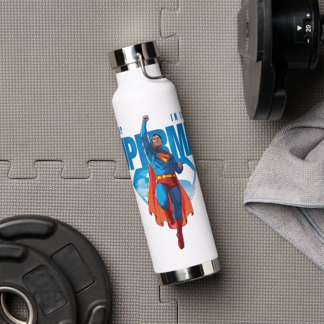Look Up It's Superman Trinkflasche (Fitnessstudio)