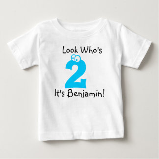 Look Who is 2 Customizable Birthday Tshirt