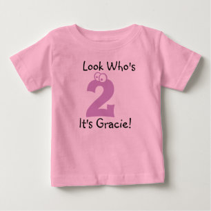 Look Who is 2 Customizable Birthday Tshirt