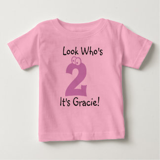 Look Who is 2 Customizable Birthday Tshirt