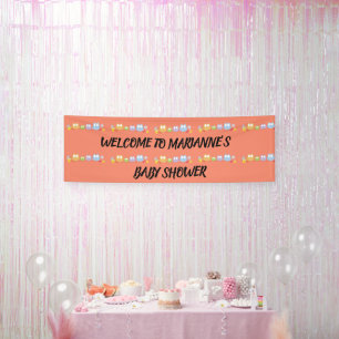 Look Whooo’s Baby Owl Willkommensbanner Kunst Banner