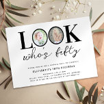 Look Who's 50. Geburtstagsparty im Foto Einladung<br><div class="desc">🎉 laden Freunde und Familie ein,  einen 50. Geburtstag mit dieser lustigen damals und jetzt Foto Geburtstagsfeier zu feiern.</div>