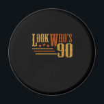Look Whos 90 Years Old Funny 90th Birthday Gift Magnet<br><div class="desc">This 90th birthday design in a vintage look makes a great gift for anyone who turns 90. The perfect 90 years old gift idea for the next birthday party. Look Who's 90 Birthday Costume Gift Idea.</div>