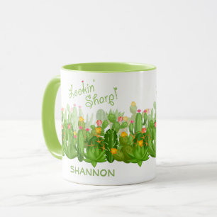 Lookin scharfe Wüsten-Kaktus-Blüte Tasse