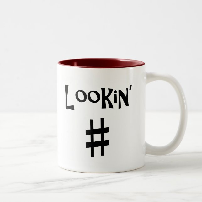 Lookin Scharfes Zweifarbige Tasse (Rechts)