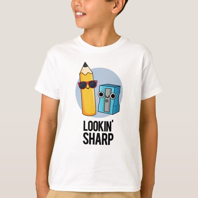 Lookin Sharp Funny Pencil Pub T-Shirt (Vorderseite)