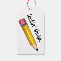 Lookin' Sharp Yellow #2 Pencil School Writing