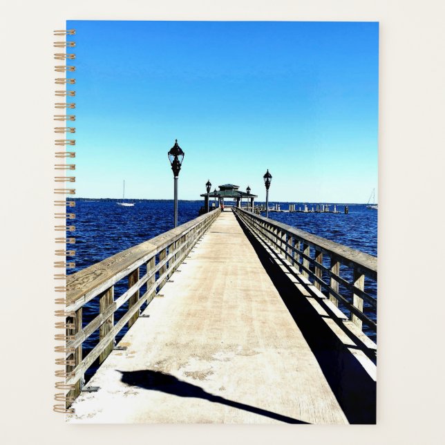 Looking Down the Pier (Devant)
