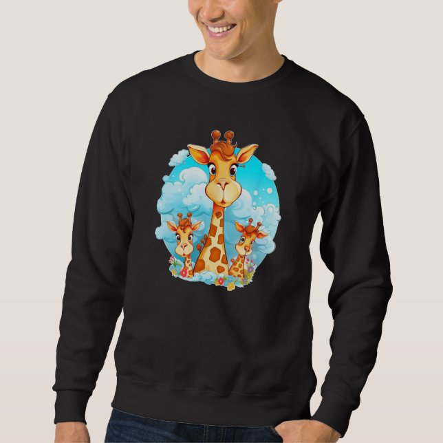 looking Giraffes for Giraffe Costume Sweatshirt (Vorderseite)