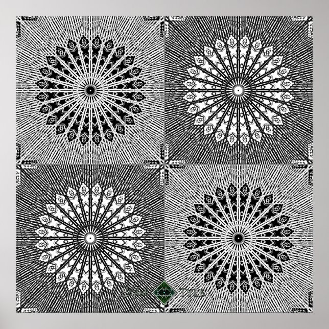 Looking Glass Gitter Poster (Vorne)