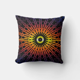 Looking Glass Mandala 2 ( Regenbogen ) Kissen