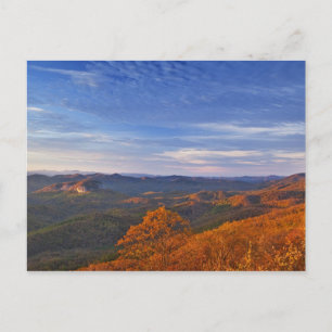 Looking Glass Rock bei Sonnenaufgang in den Pisgah Postkarte