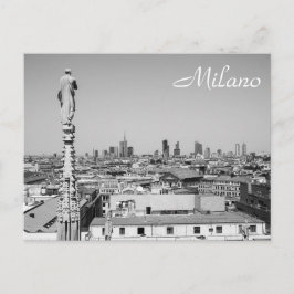 Looking out on Milano Postkarte