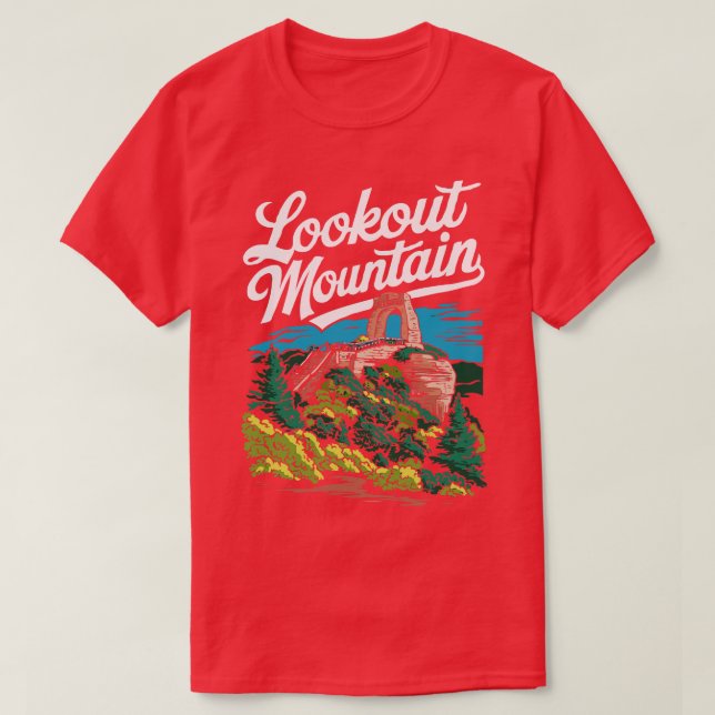 Lookout Mountain Georgia TShirt (Design vorne)