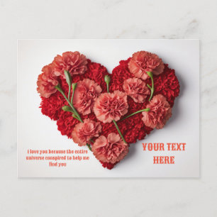 Looming fleur carte cadeau fleurie pour elle