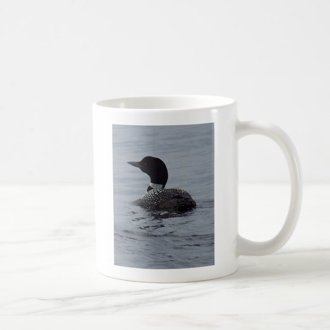 Loon auf Pushaw See Kaffeetasse (Rechts)