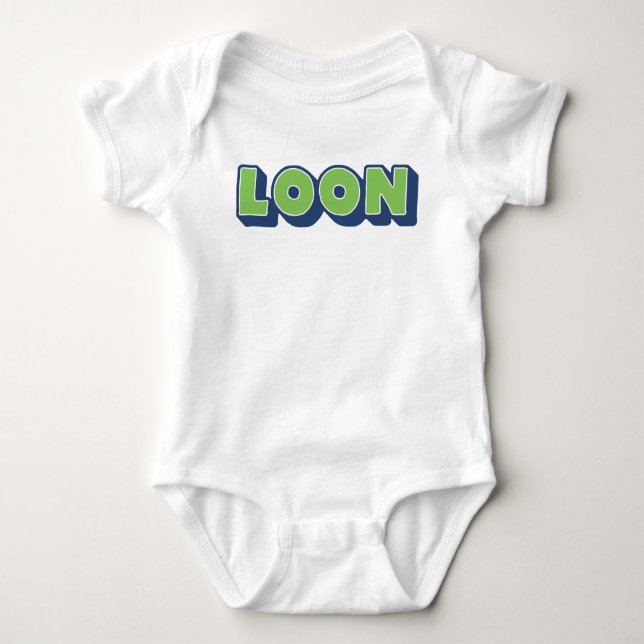 Loon, Doric Dialect, Boy, Scottish Bodysuit Baby Strampler (Vorderseite)