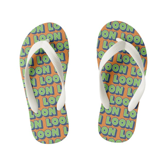 Loon Doric Scottish Dialect Flipflops, Kinderbadesandalen (Fußbett)