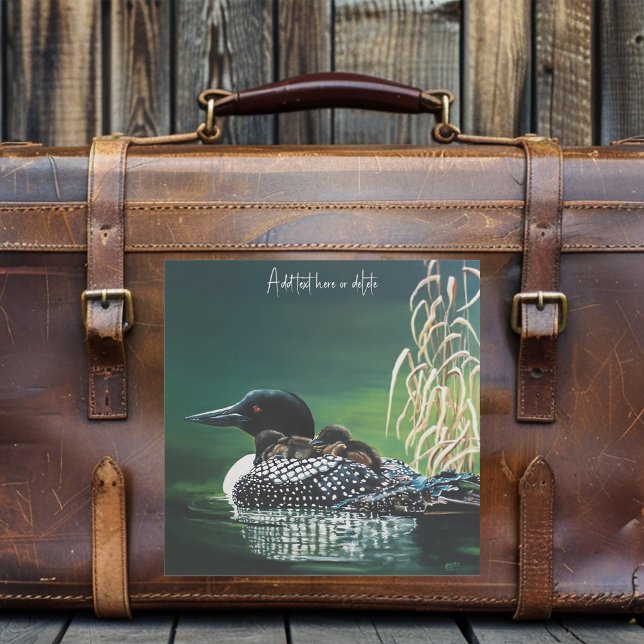 Loon Family Outing Aufkleber (Von Creator hochgeladen)