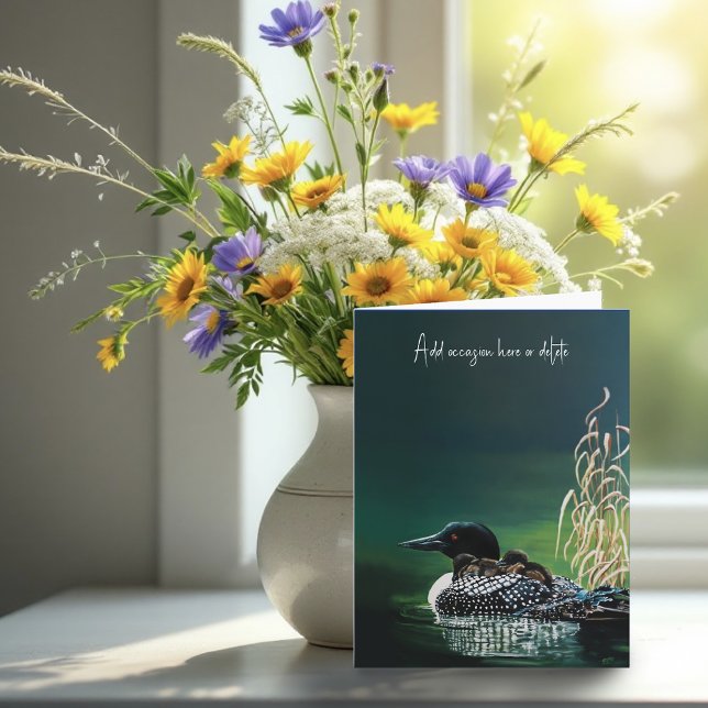 Loon Family Outing Karte (Von Creator hochgeladen)