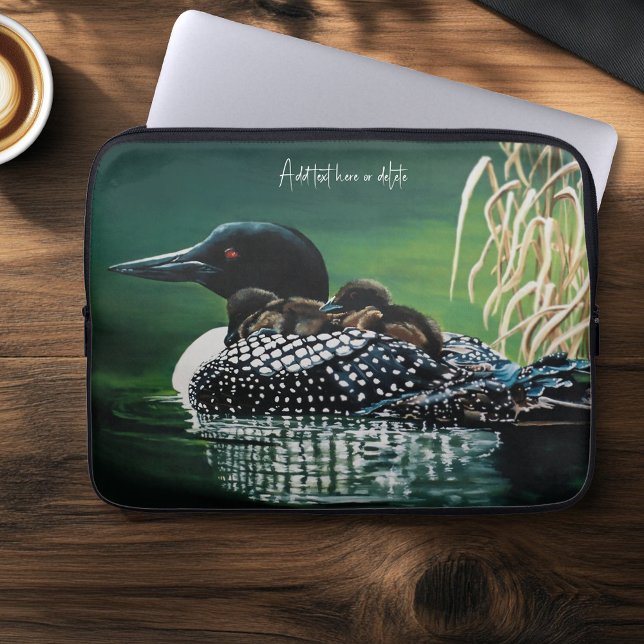 Loon Family Outing Laptopschutzhülle (Von Creator hochgeladen)