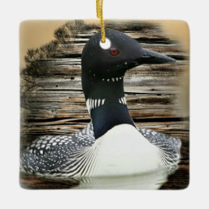 Loon Keramikornament